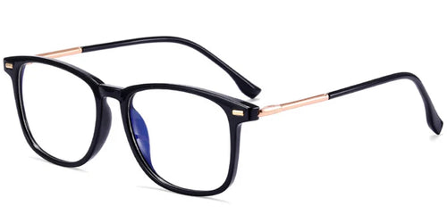 B3 Black Square Glasses