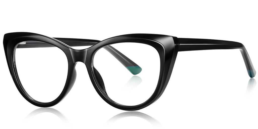 B4 Black Cat Eye Glasses