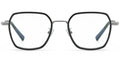 B5 Black Thin Square Glasses