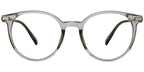 G1 Grey Round Eye Glasses