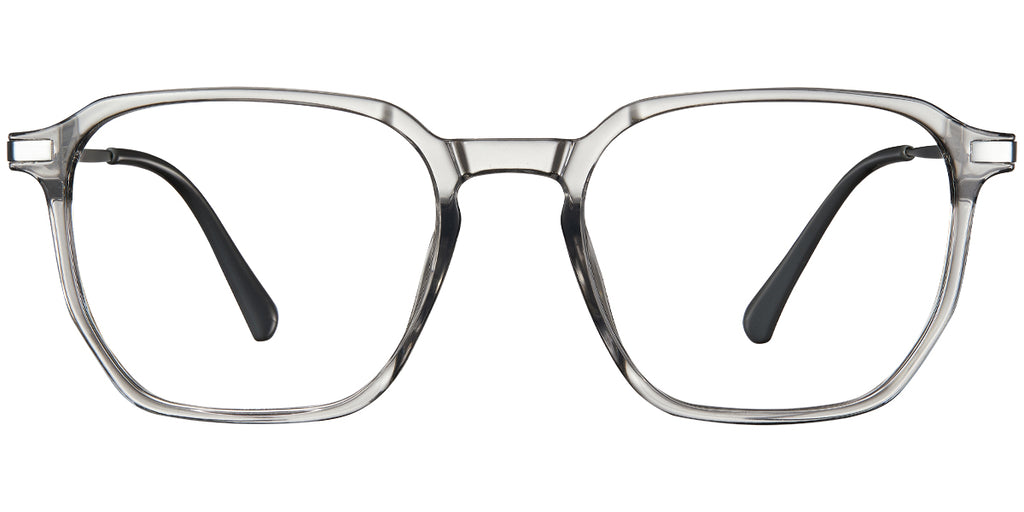 G6 Grey Large Square Eye Glasses