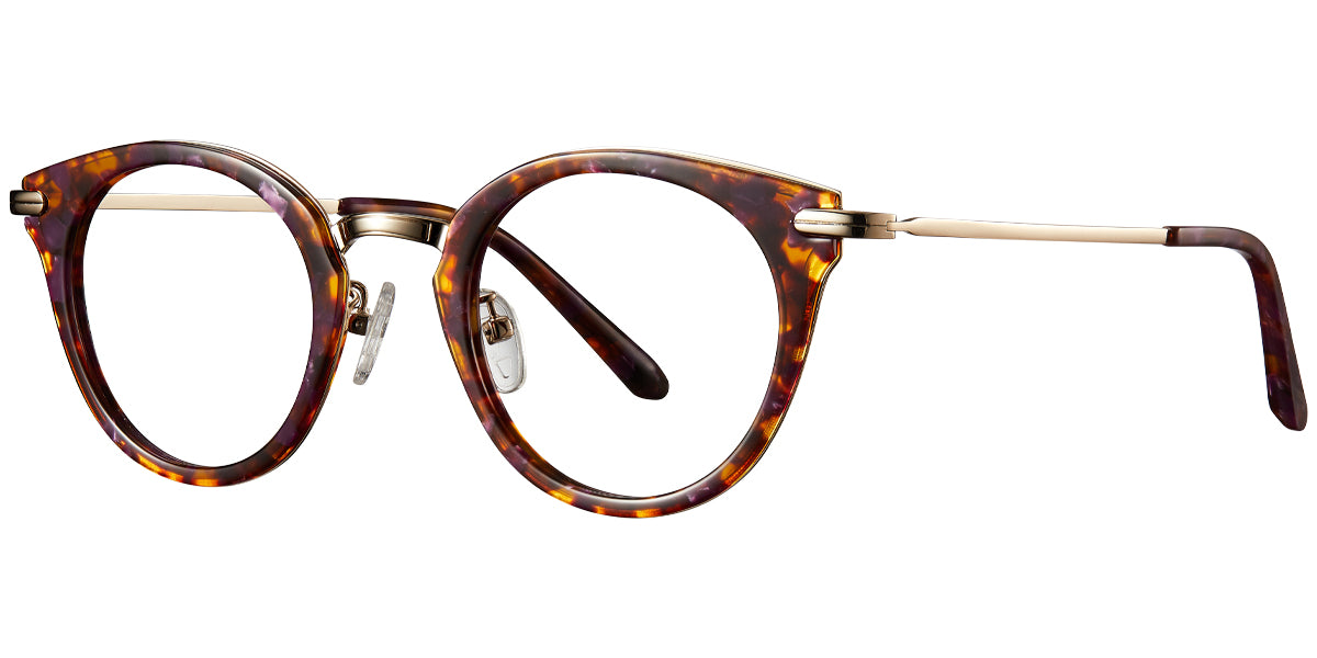 O3 Tortise Brown Round Frame
