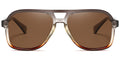 Brown Aviator Sunglasses